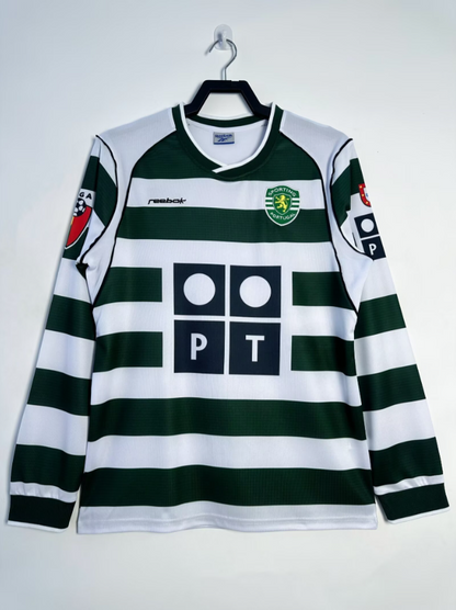 Sporting CP 2001–03 Home Kit Long Sleeve