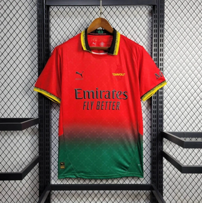 AC Milan x Off-White 2025/26 Red Kit