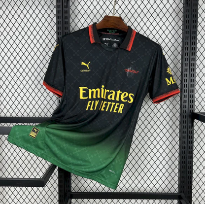 AC Milan x Off-White 2025/26 Black Kit