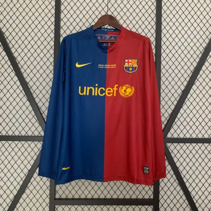 Barcelona 2008/09 Home Kit Long Sleeve