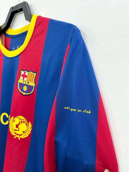 Barcelona 2010/11 Home Kit Long Sleeve