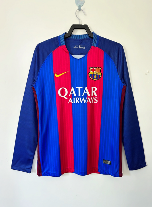 Barcelona 2016/17 Home Kit Long Sleeve